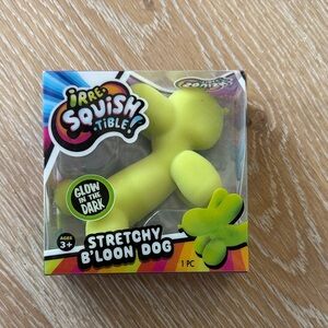 Jaru Squishable Stretchy B'loon Dog - Glow in the dark-Lime Green
